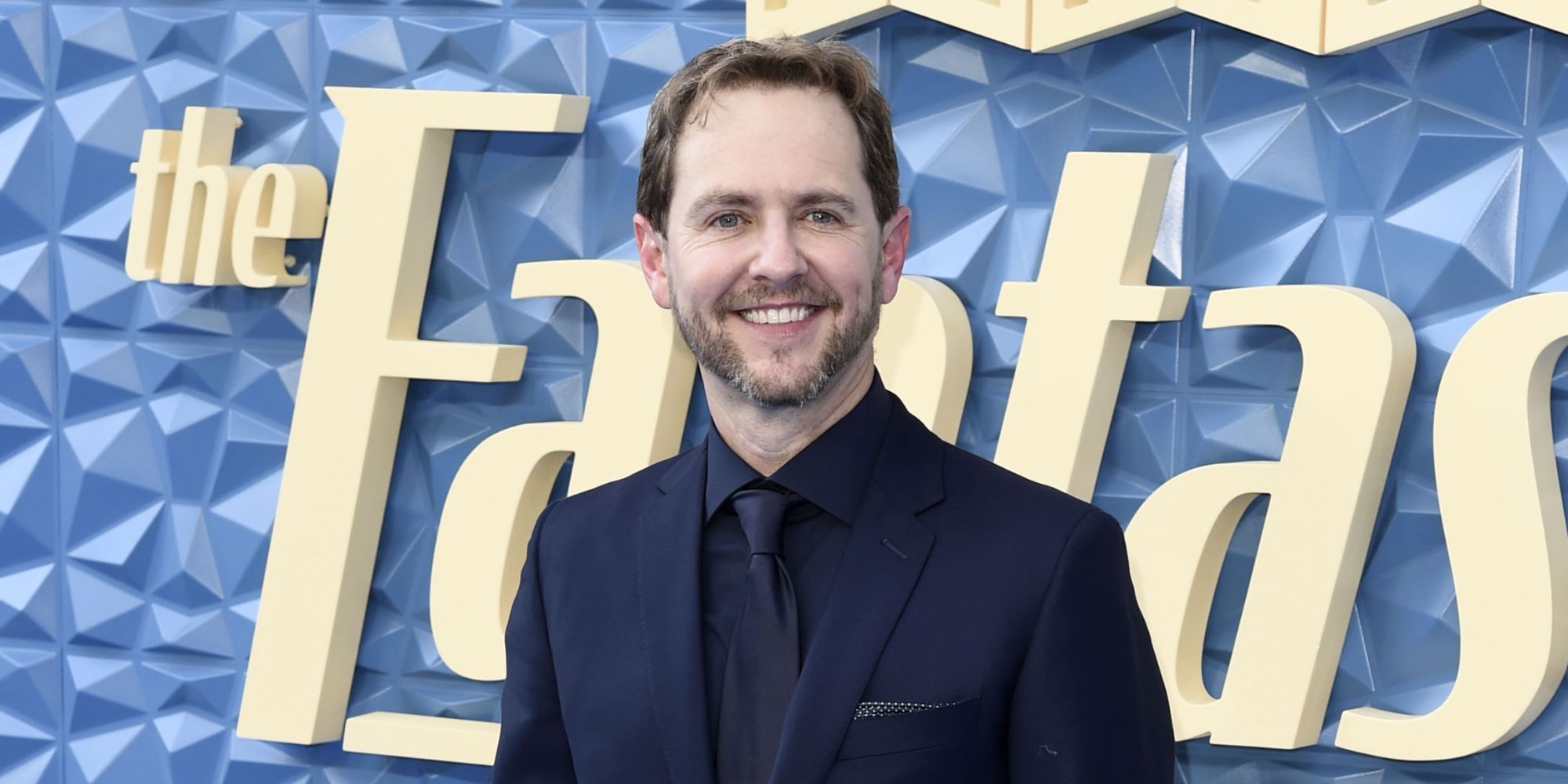Matt Shakman smiling at the London premiere for Fantastic Four: First Steps (2025)