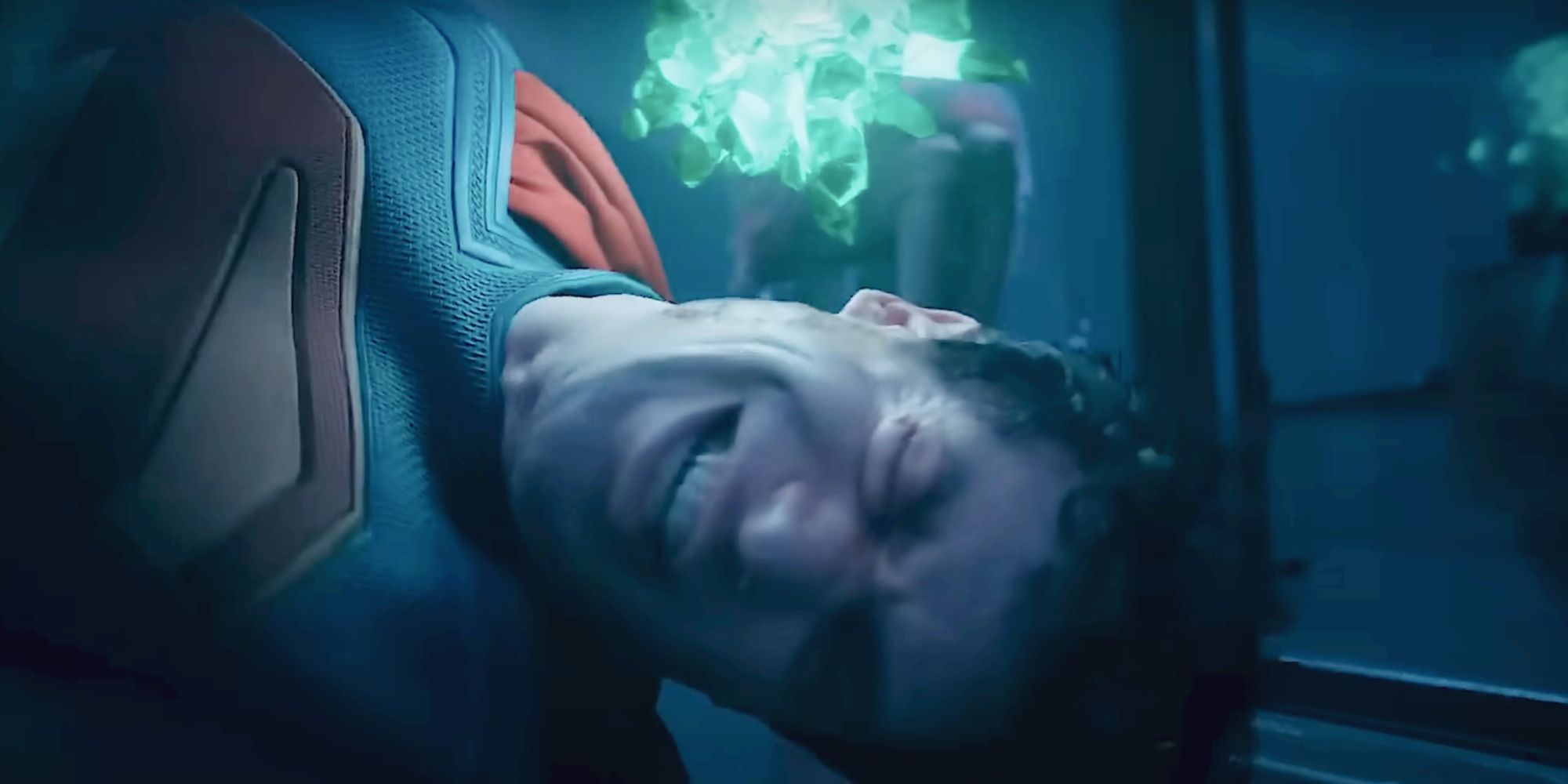 Metamorpho Uses Kryptonite on Superman