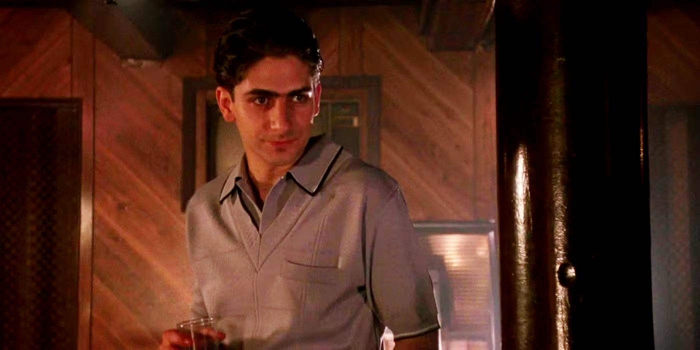 Michael Imperioli as Spider in Goodfellas holding a drink