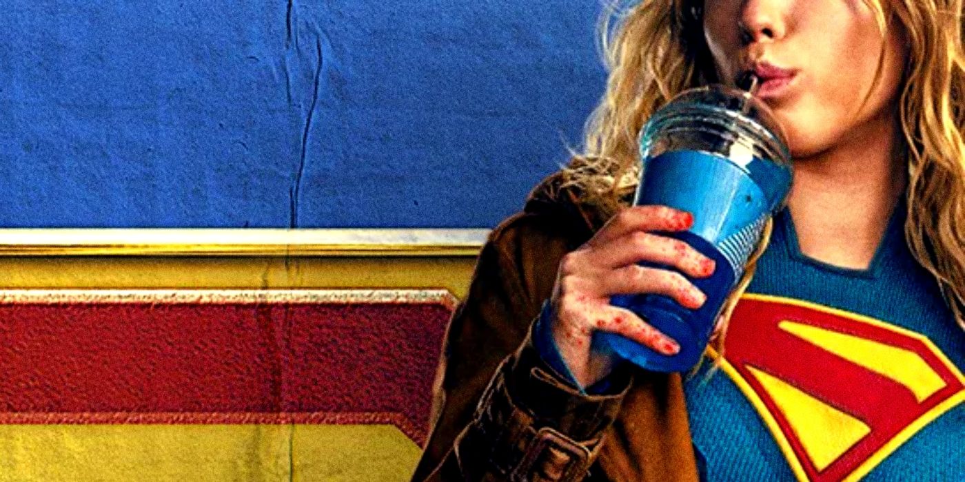 Milly Alcock's Kara Danvers drinks in Supergirl's first official image