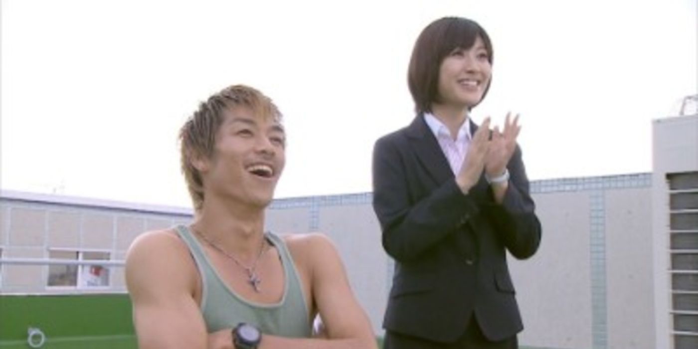 Onizuka and Fuyutsuki looking happy