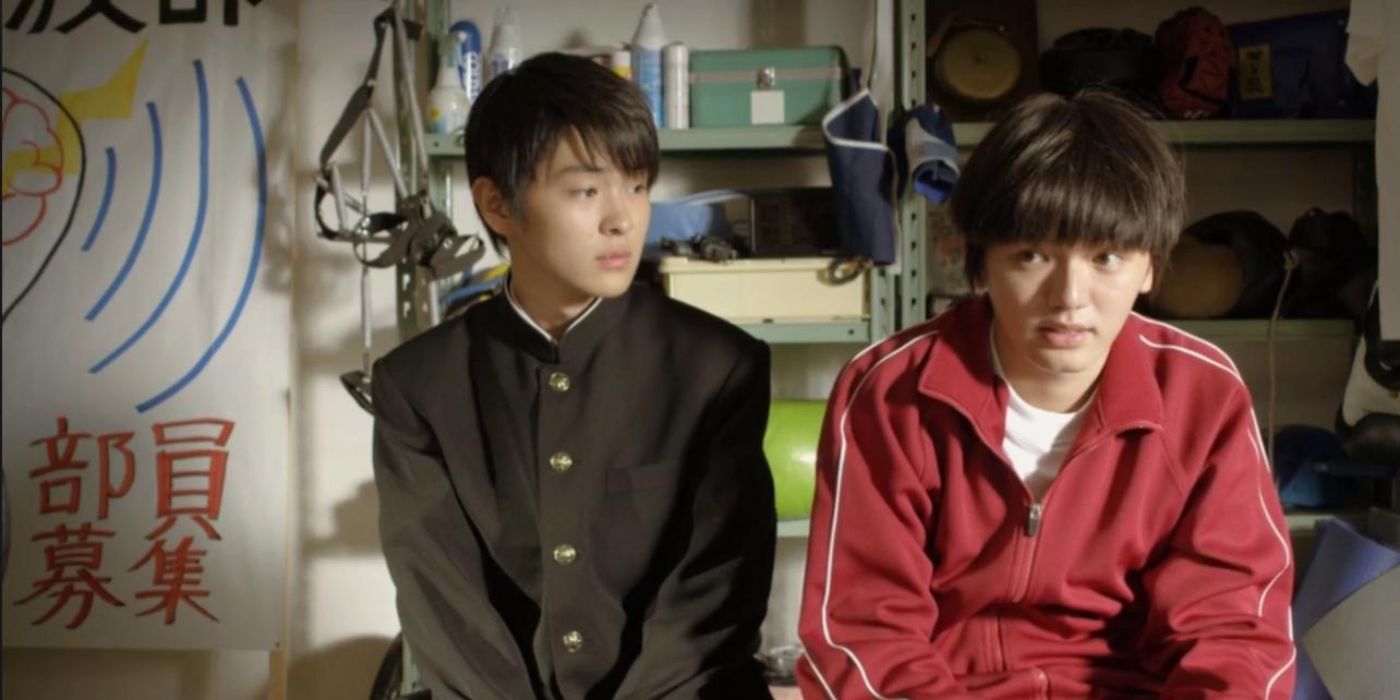 Tome sitting with his friend