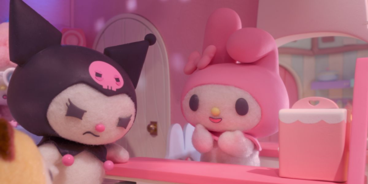 My Melody & Kuromi - My Melody and Kuromi at a cafe