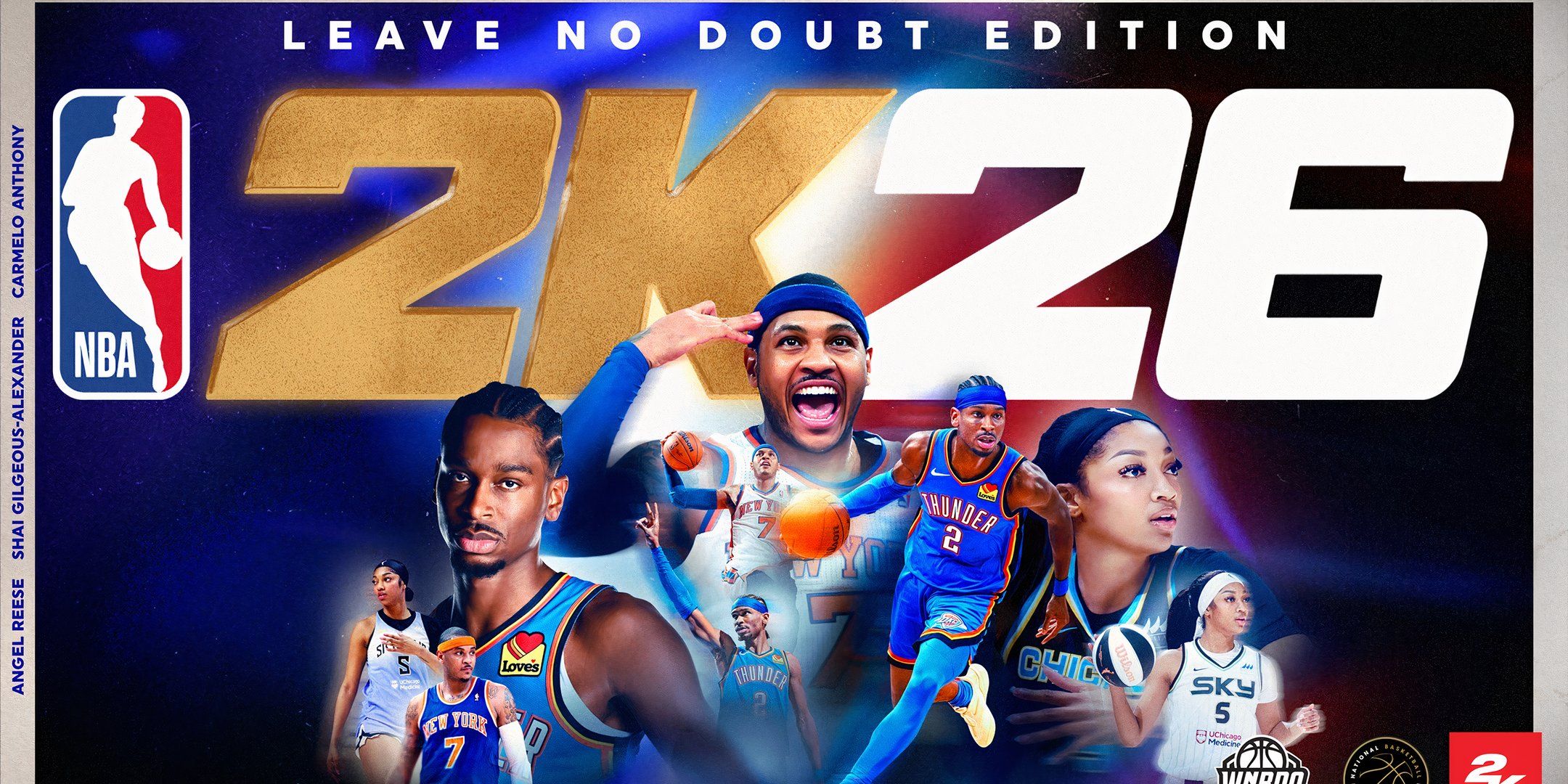 NBA 2K26 uvaja združevanje igralcev NBA in WNBA v načinu MyTEAM