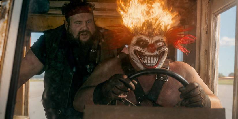 Needles Kane driving in Twisted Metal season 2