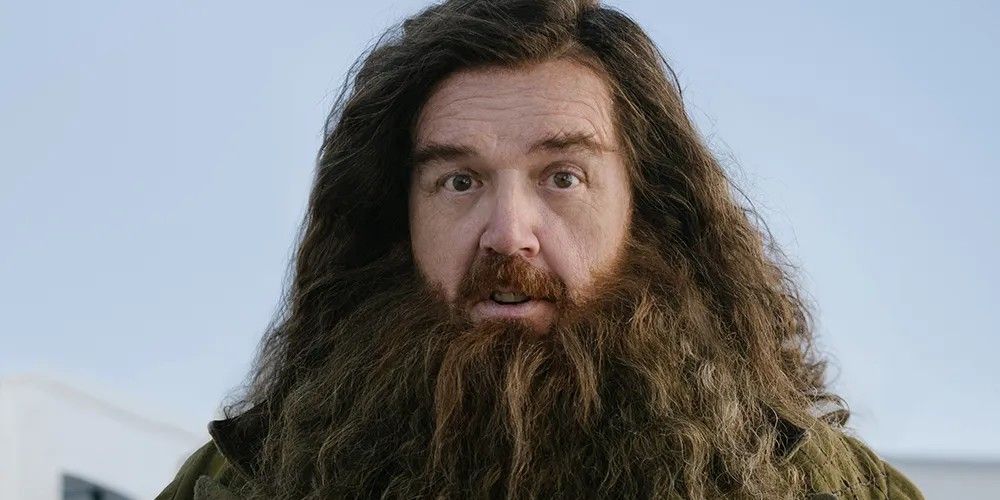 Nick Frost come Hagrid