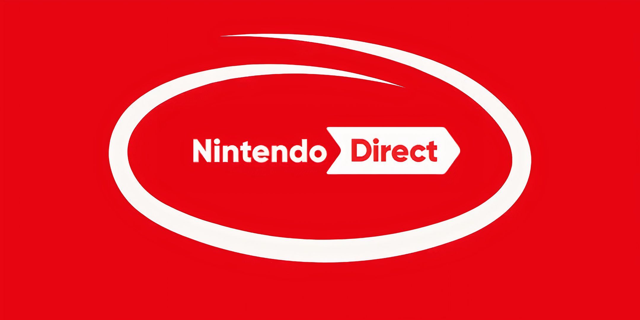 Nintendo Direct Logo, with a circle around the event name.