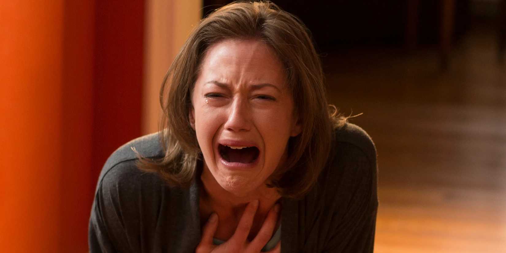 Nora (Carrie Coon) sobbing in The Leftovers