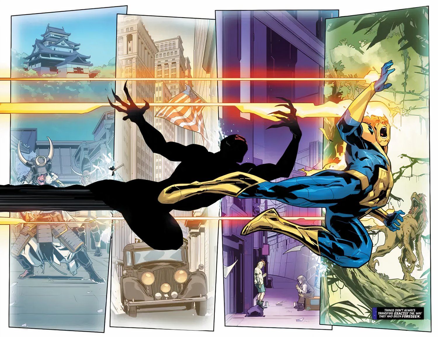 Omega Demon sconfigge Waverider DC