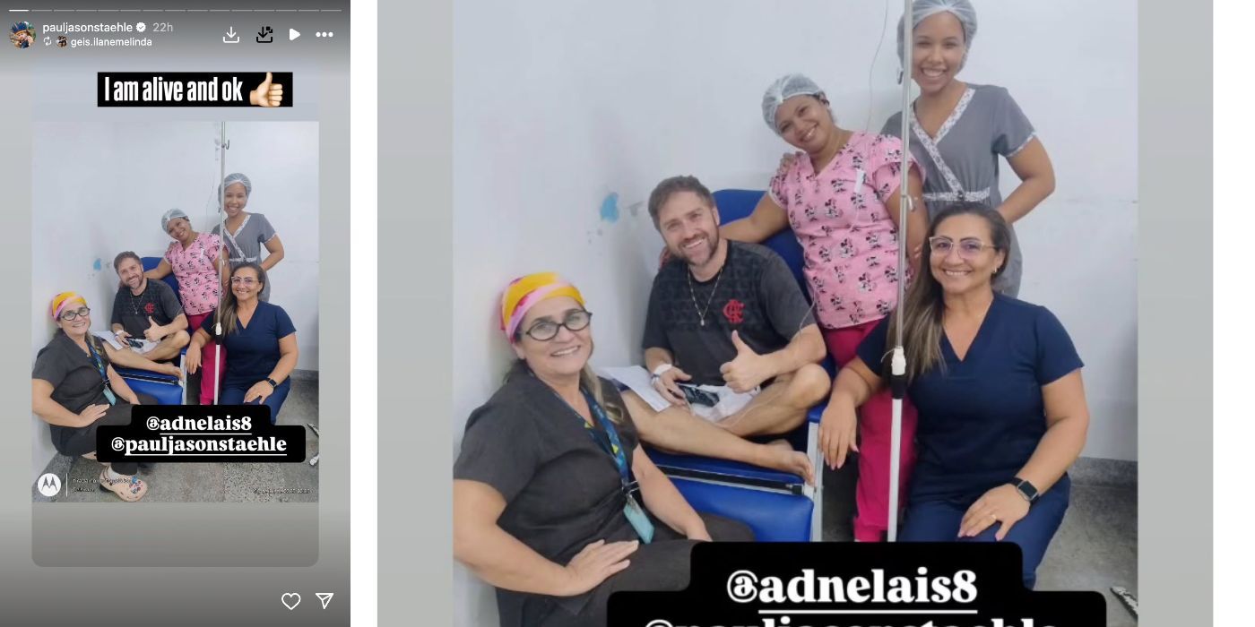 Paul Staehle 90 Day Fiance Happily Ever After picture from hospital with nurses