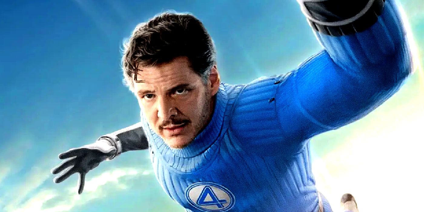 Pedro Pascal's Reed Richards uses his super stretching powers in The Fantastic Four_ First Steps