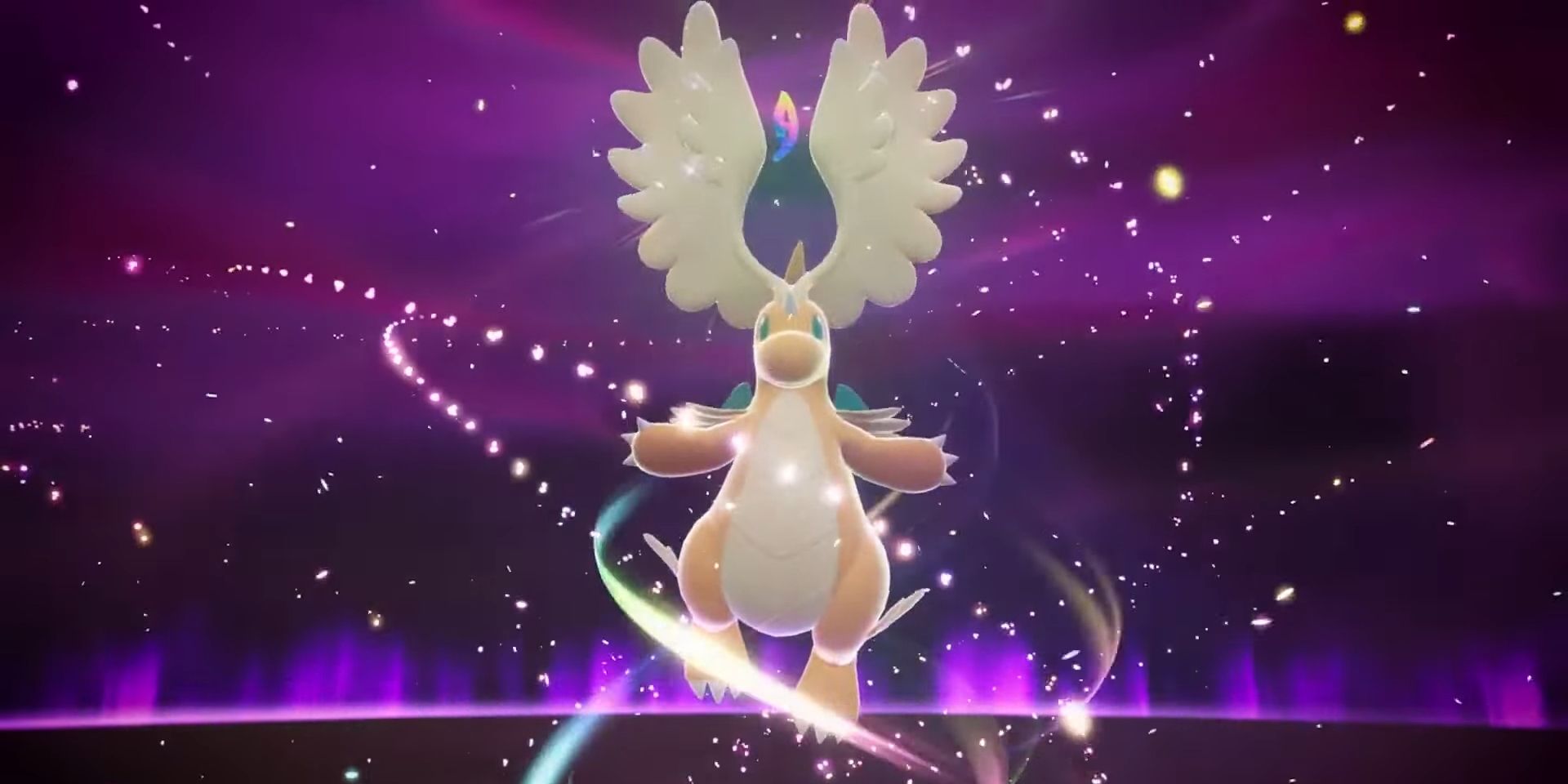 Pokemon Legends Z-A's Mega Dragonite sparkles.