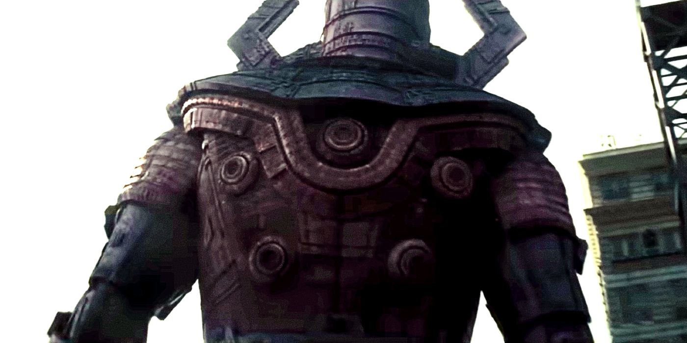 Ralph Ineson's Galactus walks through New York City in The Fantastic Four First Steps
