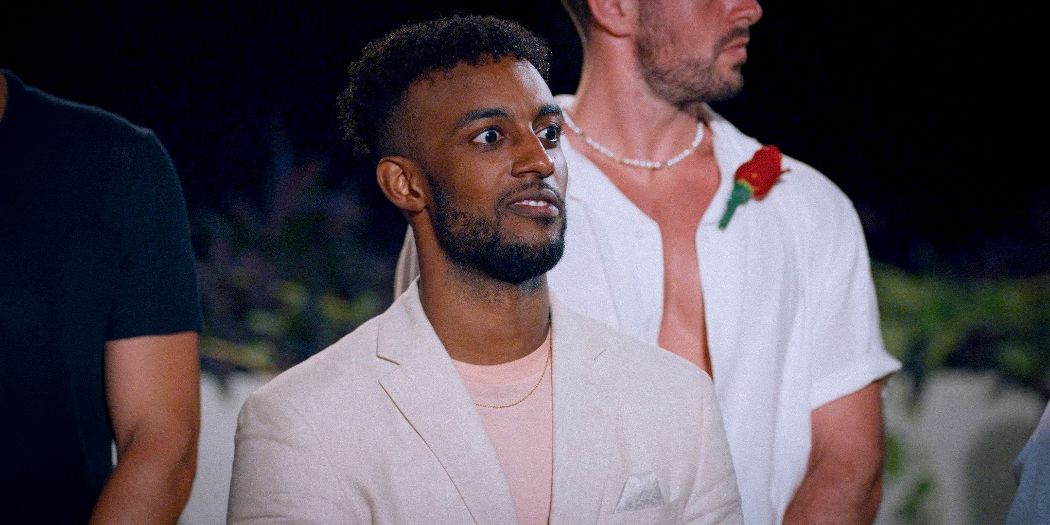 Bachelor In Paradise season 10 cast member with a stunned expression