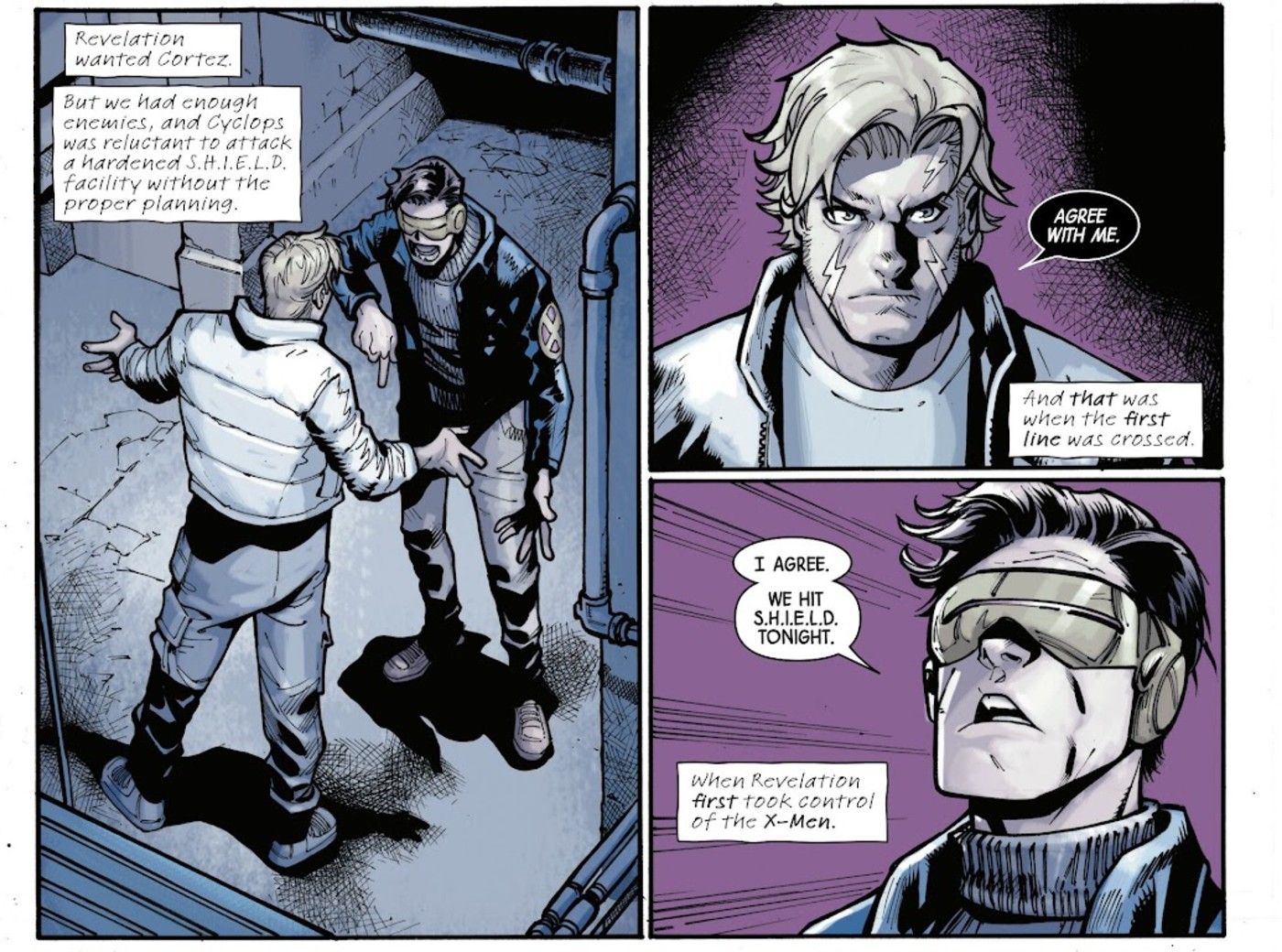 revelation uses his powers to influence cyclops