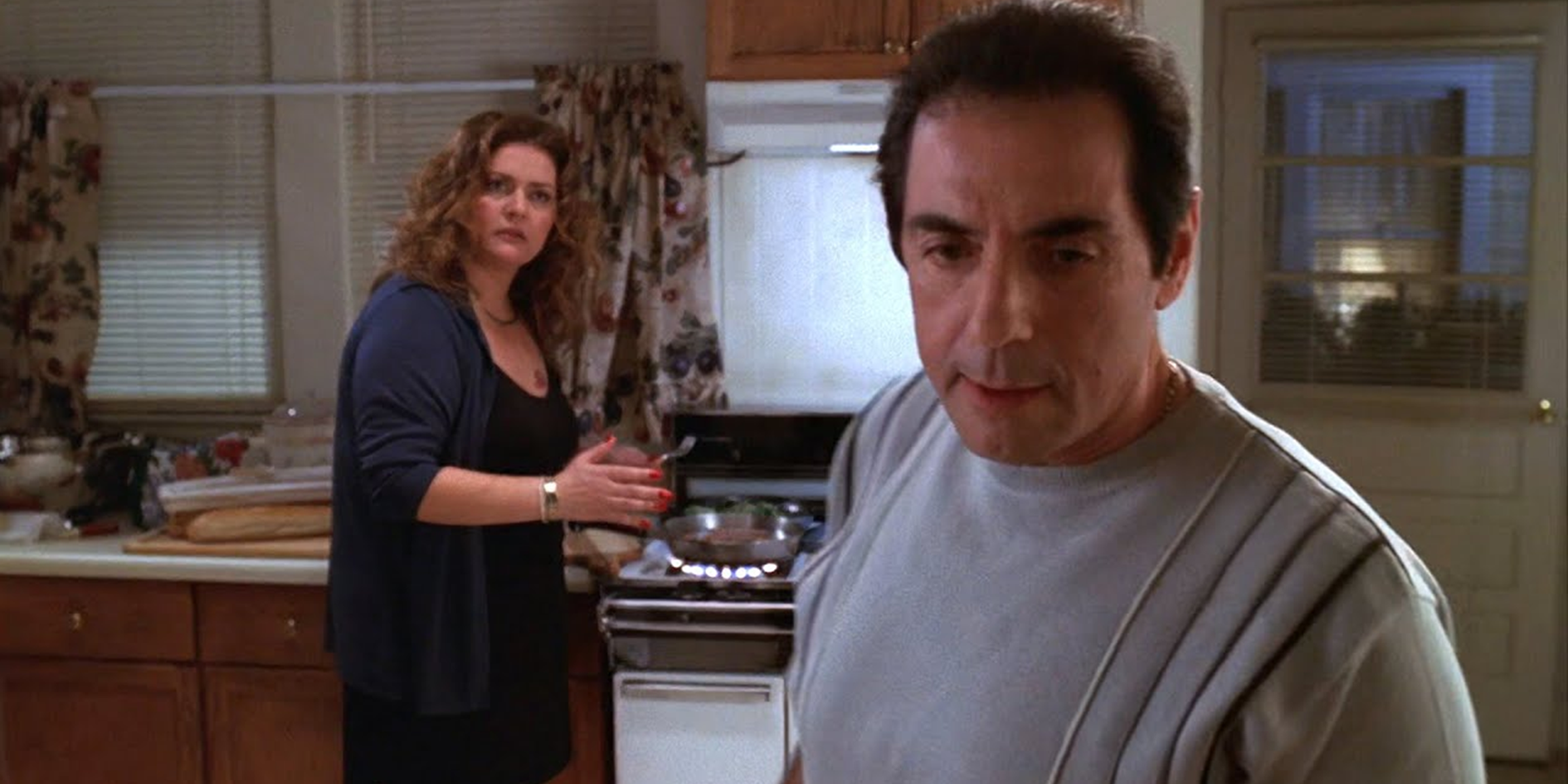 Richie argues with Janice in The Sopranos