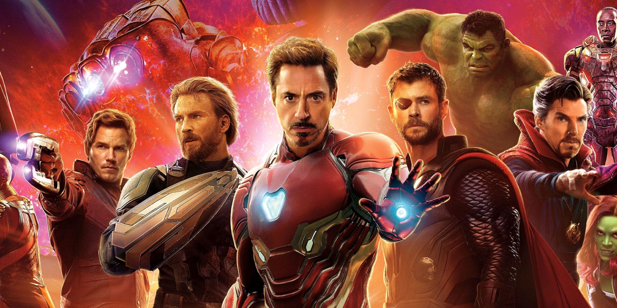 Robert Downey Jr.'s Iron Man leads the Avengers in Marvel Studios' Infinity War