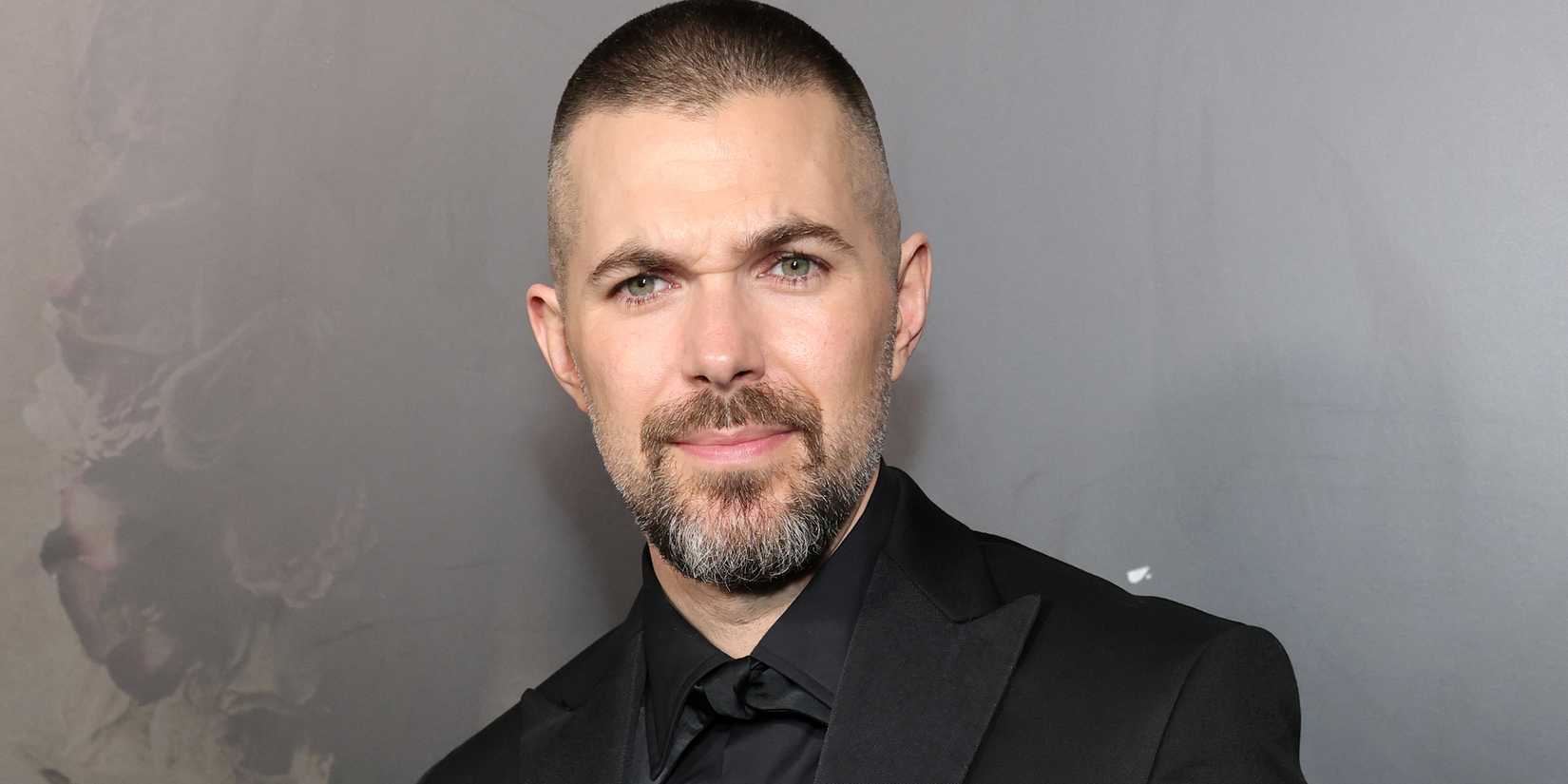 Robert Eggers looking straight ahead at the LA premiere for Nosferatu