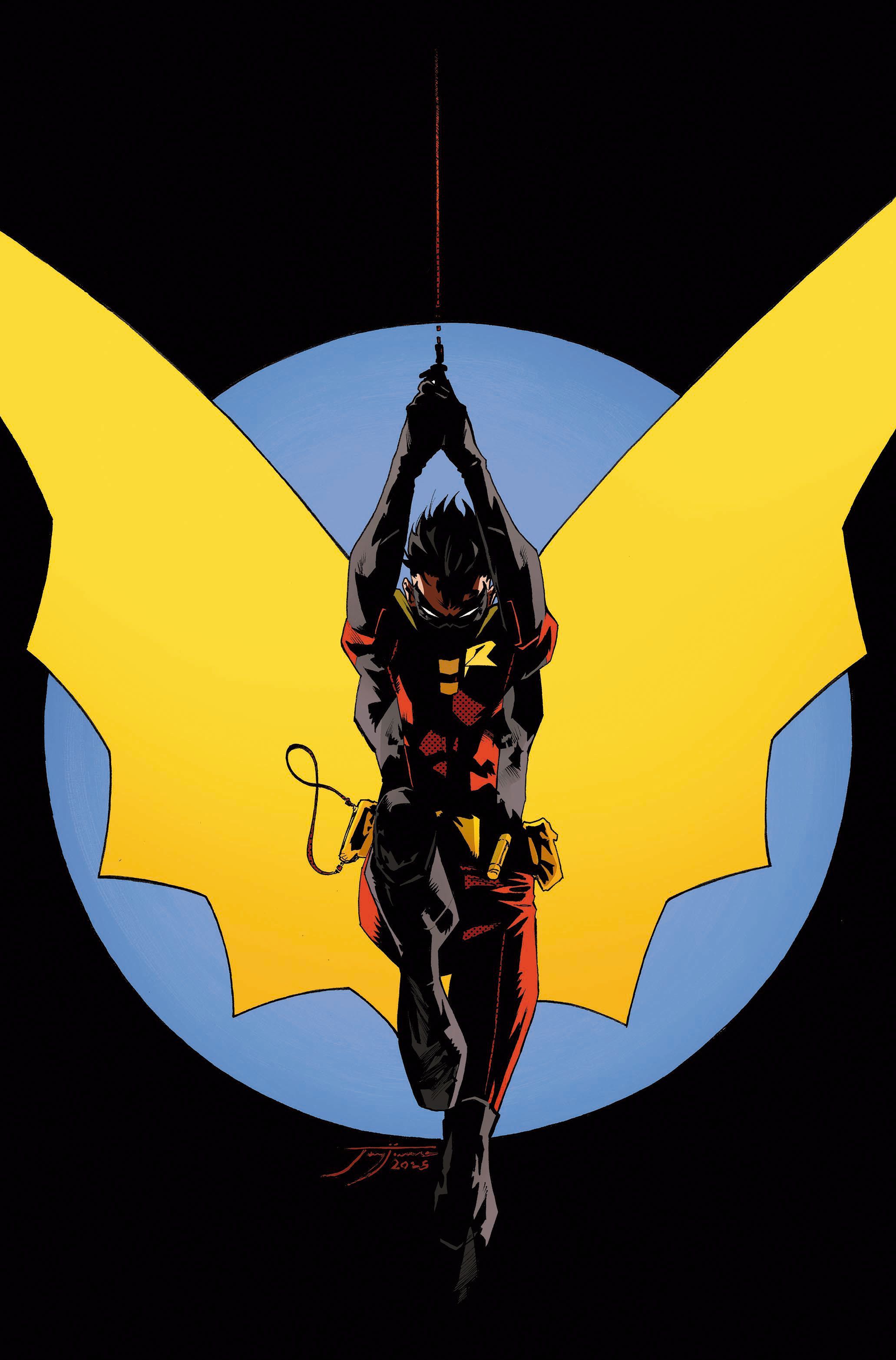 robin-tim-drake-swinging-in-batman-2-jimenez-variant-cover O melhor Robin retorna oficialmente, e seu novo traje confirma o DC's fazendo uma grande mudança