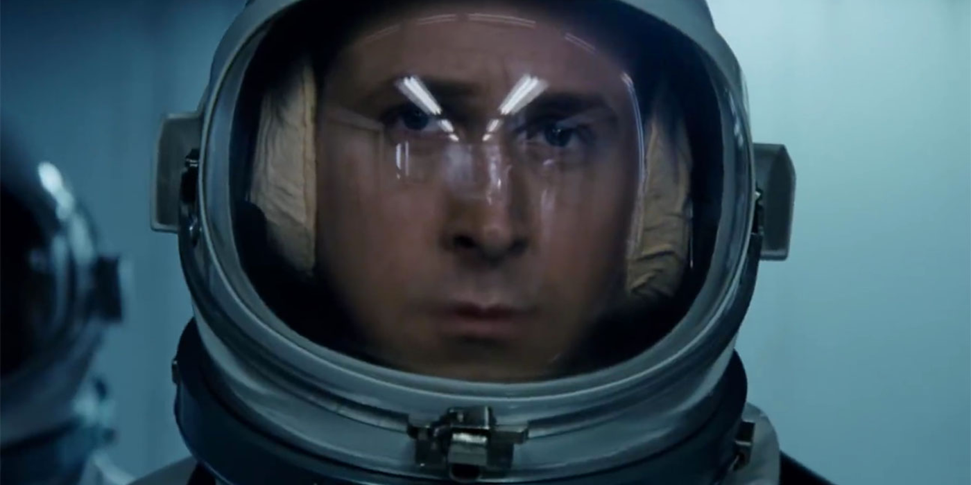 Ryan Gosling as Neil Armstrong in First Man