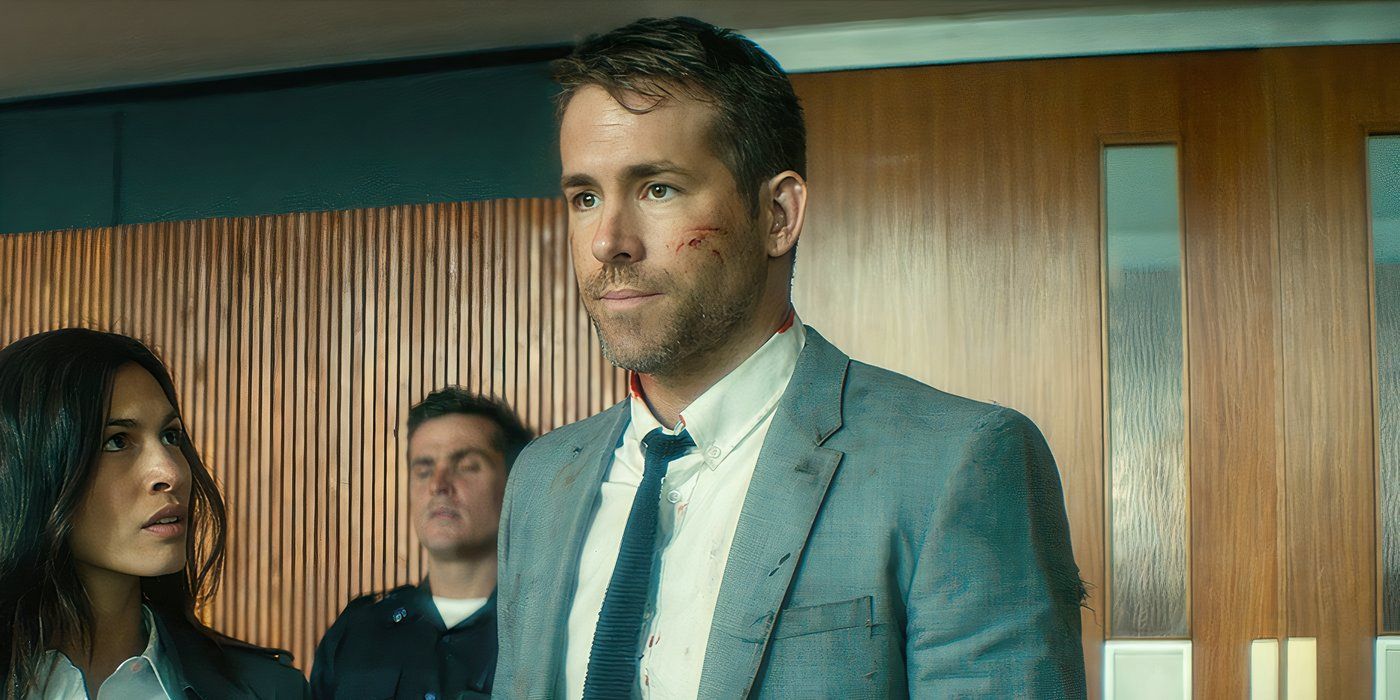Ryan Reynolds as Michael Bryce in The Hitman's Bodyguard