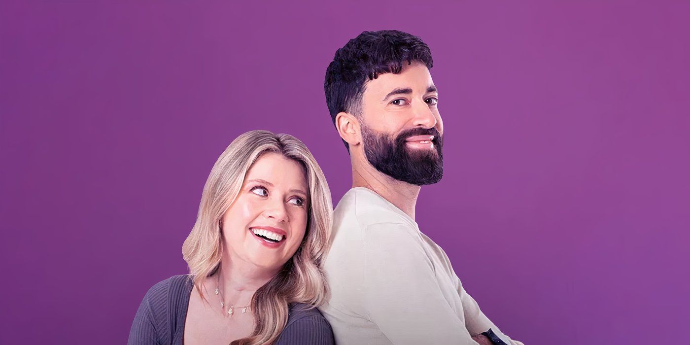 Sarah and Marco in 90 Day Fiance smiling for photo shoot