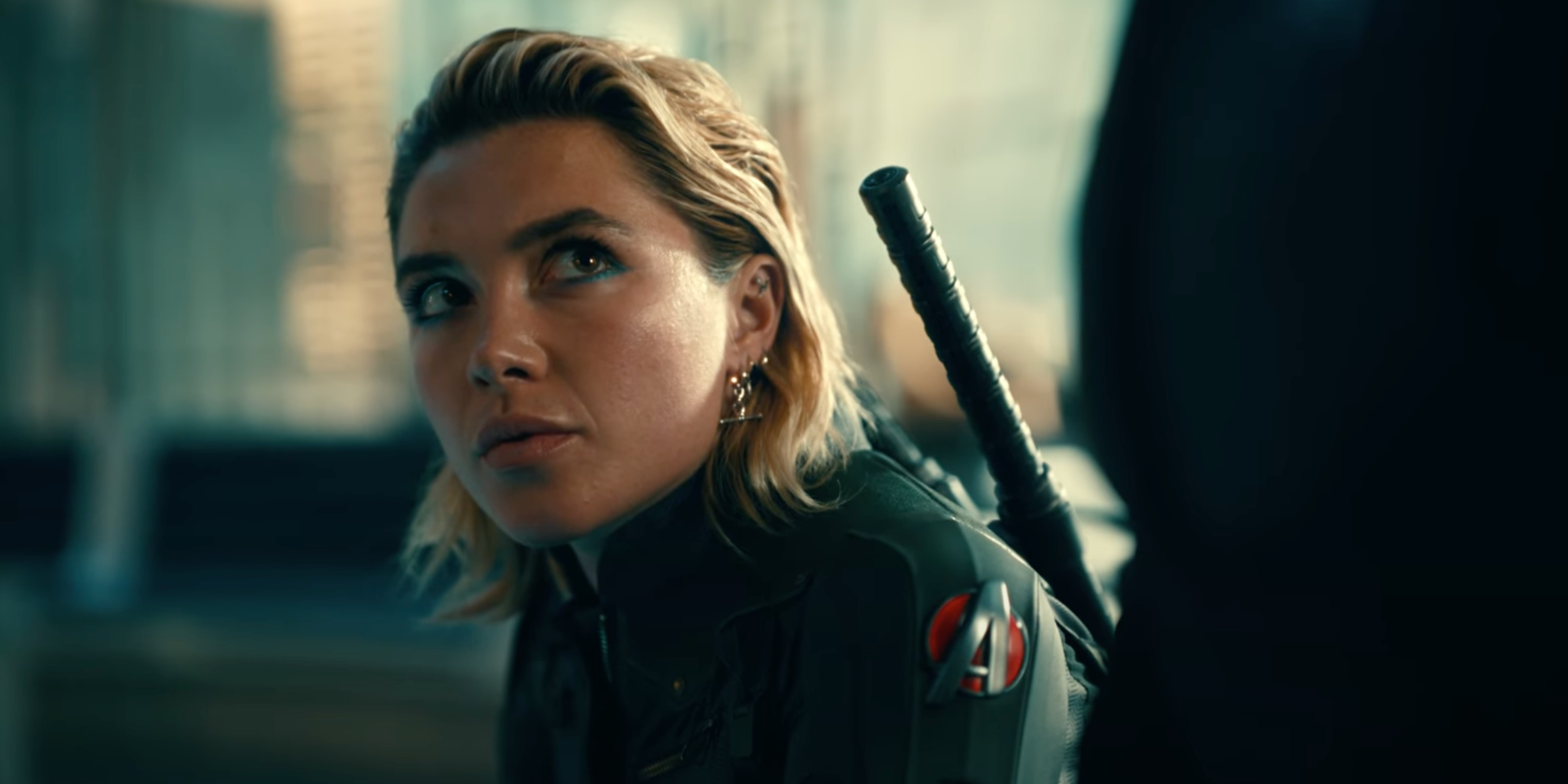 Yelena giving an odd look in Thunderbolts* Post Credit Scene