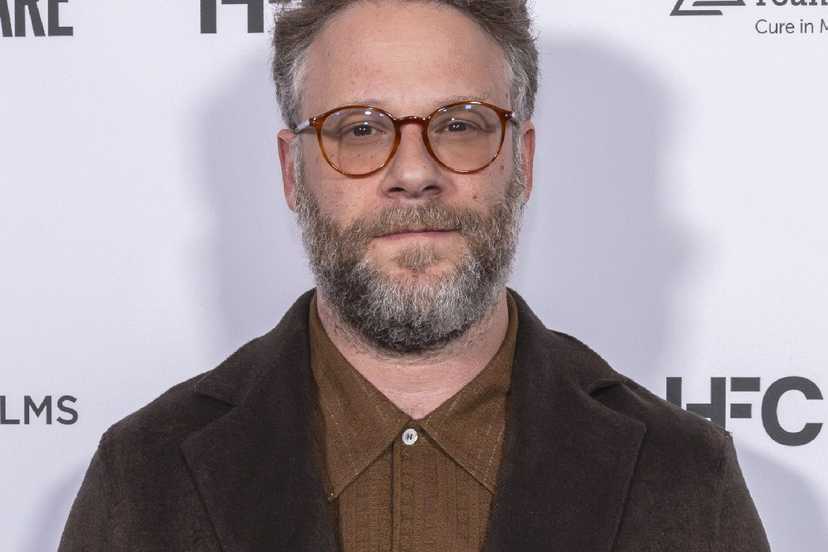 Seth Rogen on the red carpet
