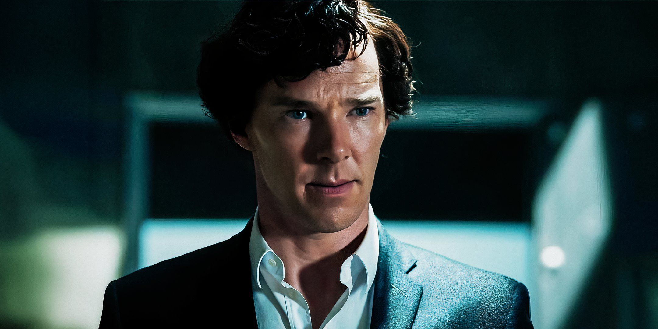 Benedict Cumberbatch as Sherlock Holmes in Sherlock