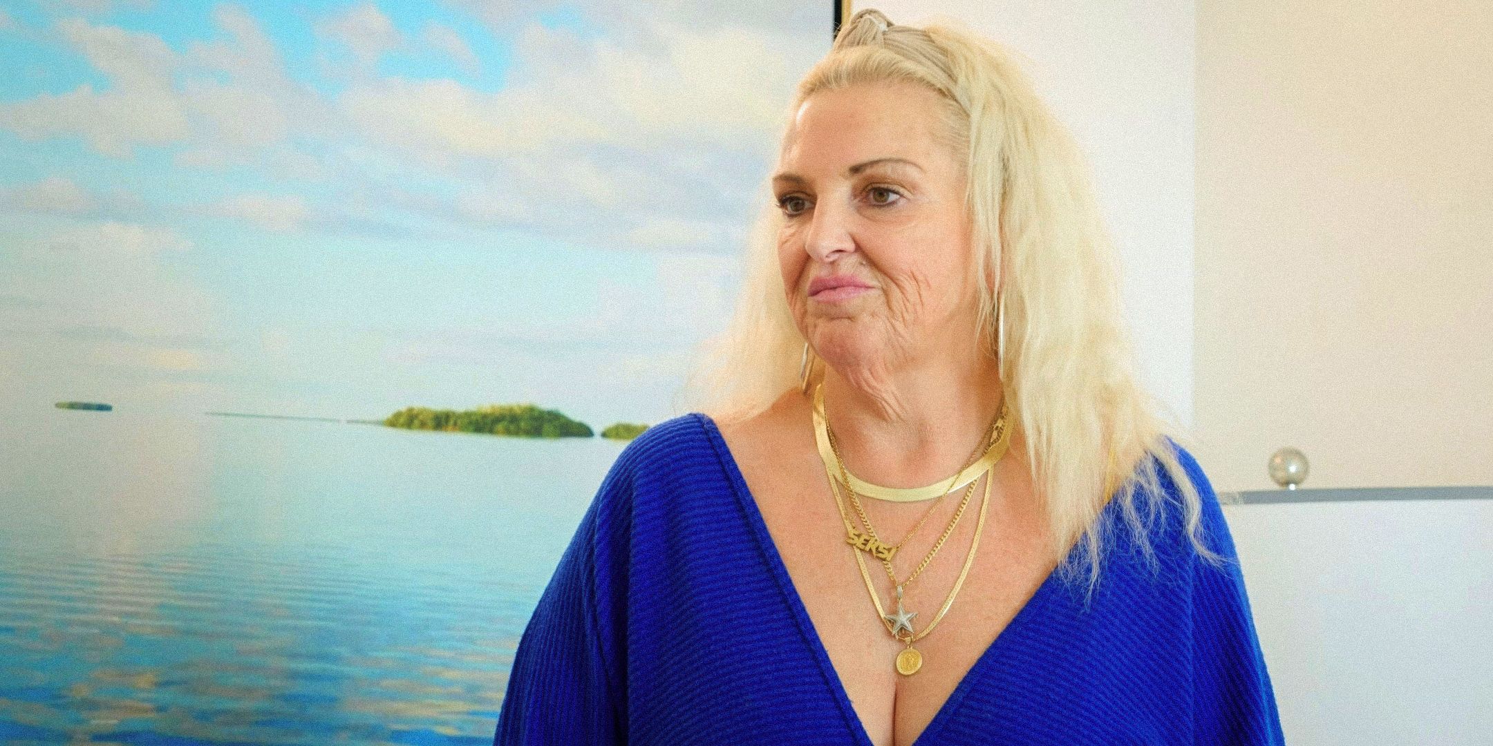 90 Day Fiancé's Angela Deem with serious expression