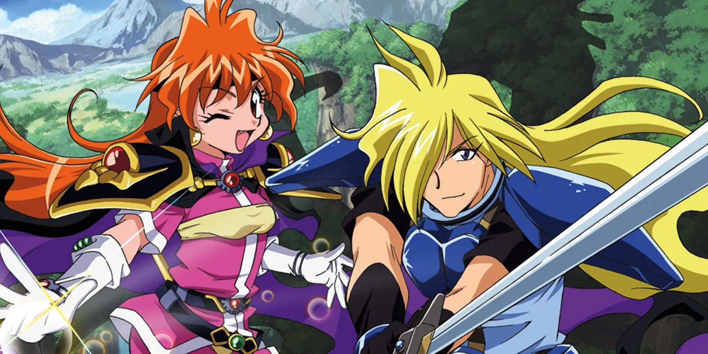 Lina e Gourry de Slayers.