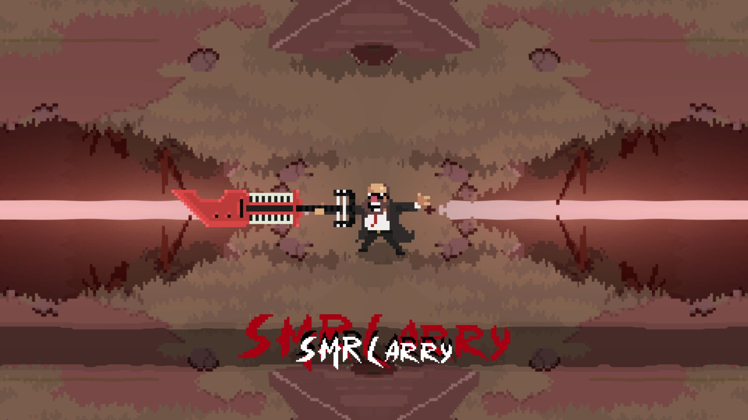 SMR Larry makes an appearance with his keyboard sword in Fretless – The Wrath of Riffson