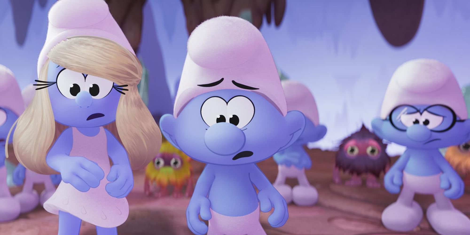 smurfs brainy smurf xolo mariduena in background