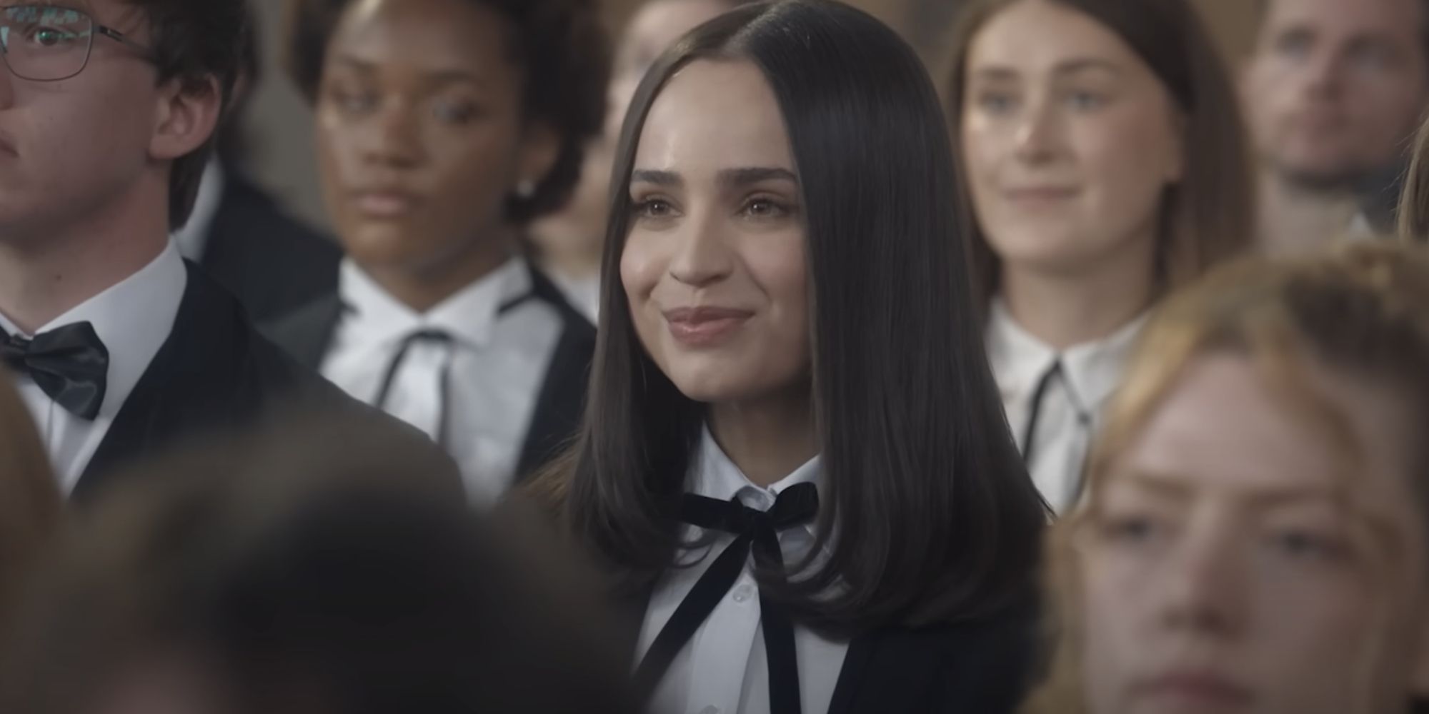 Sofia Carson stares out in My Oxford Year