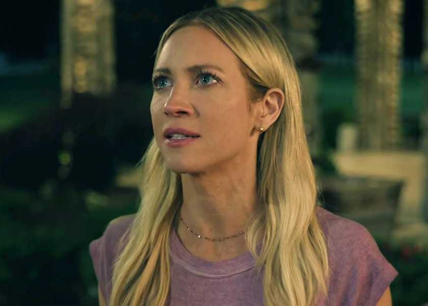 Sophie looks upset in The Hunting Wives