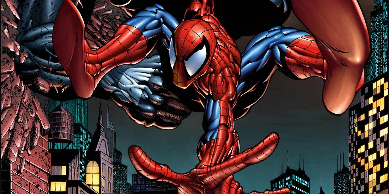 Novo delo Spider-Mana in Venom združuje umetnost in prihodnost Marvelovih stripov