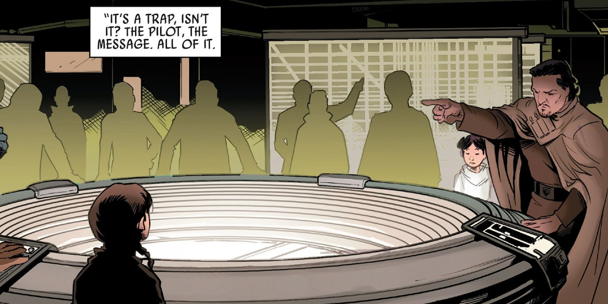 Star Wars Rogue One comic with Leia and Jyn-1