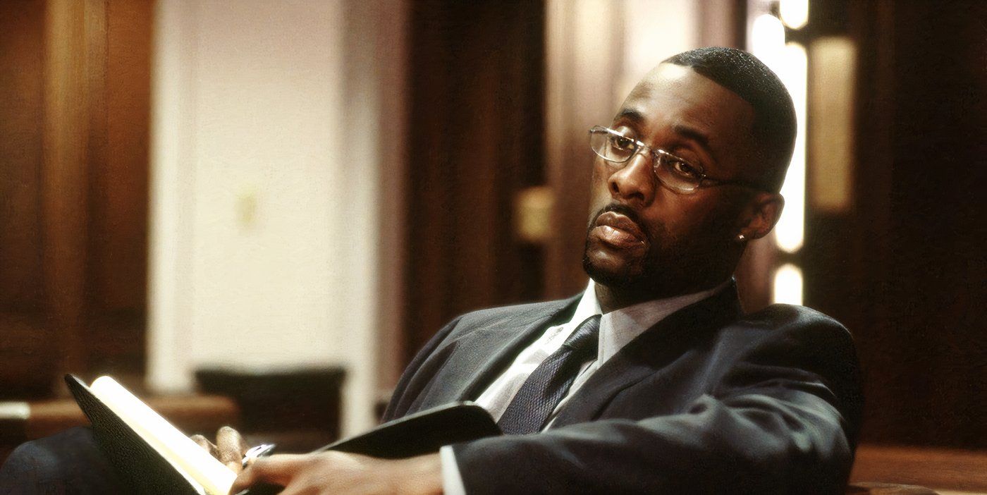 Stringer Bell in a suit in The Wire