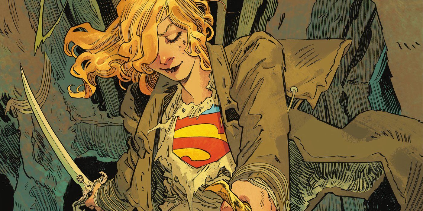 Supergirl Wearing Jacket in Woman of Tomorrow