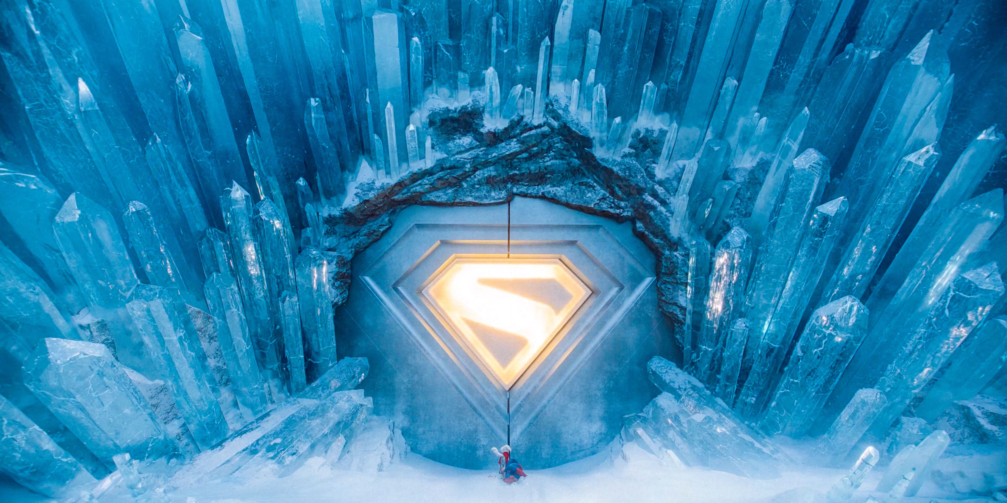 Fortress of Solitude door in Superman (2025)