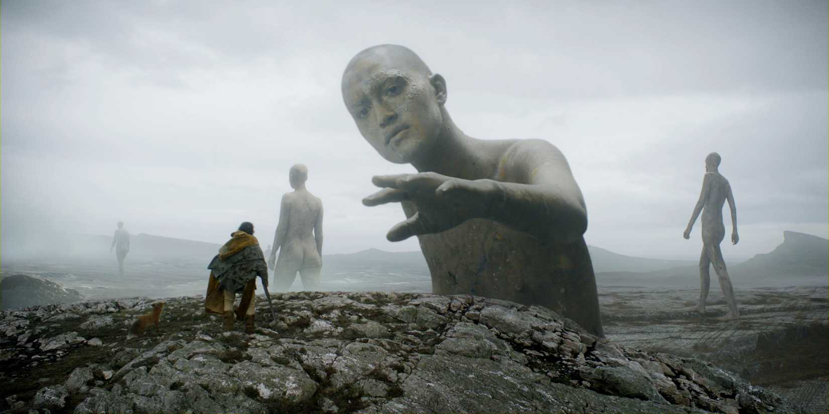 The giants in The Green Knight movie