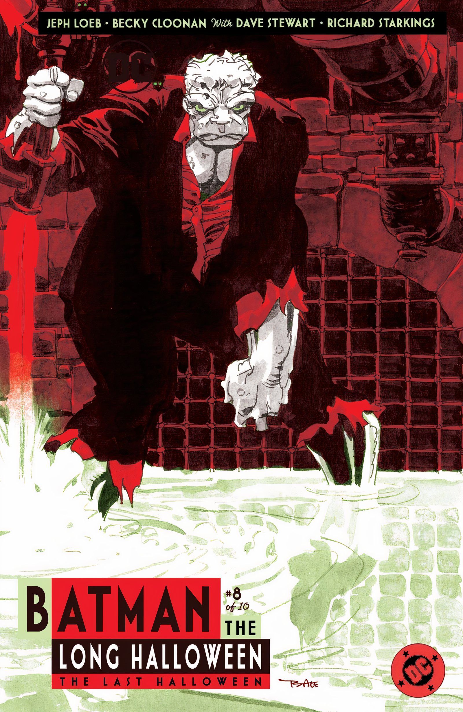 Sampul utama Halloween #8 Batman terakhir