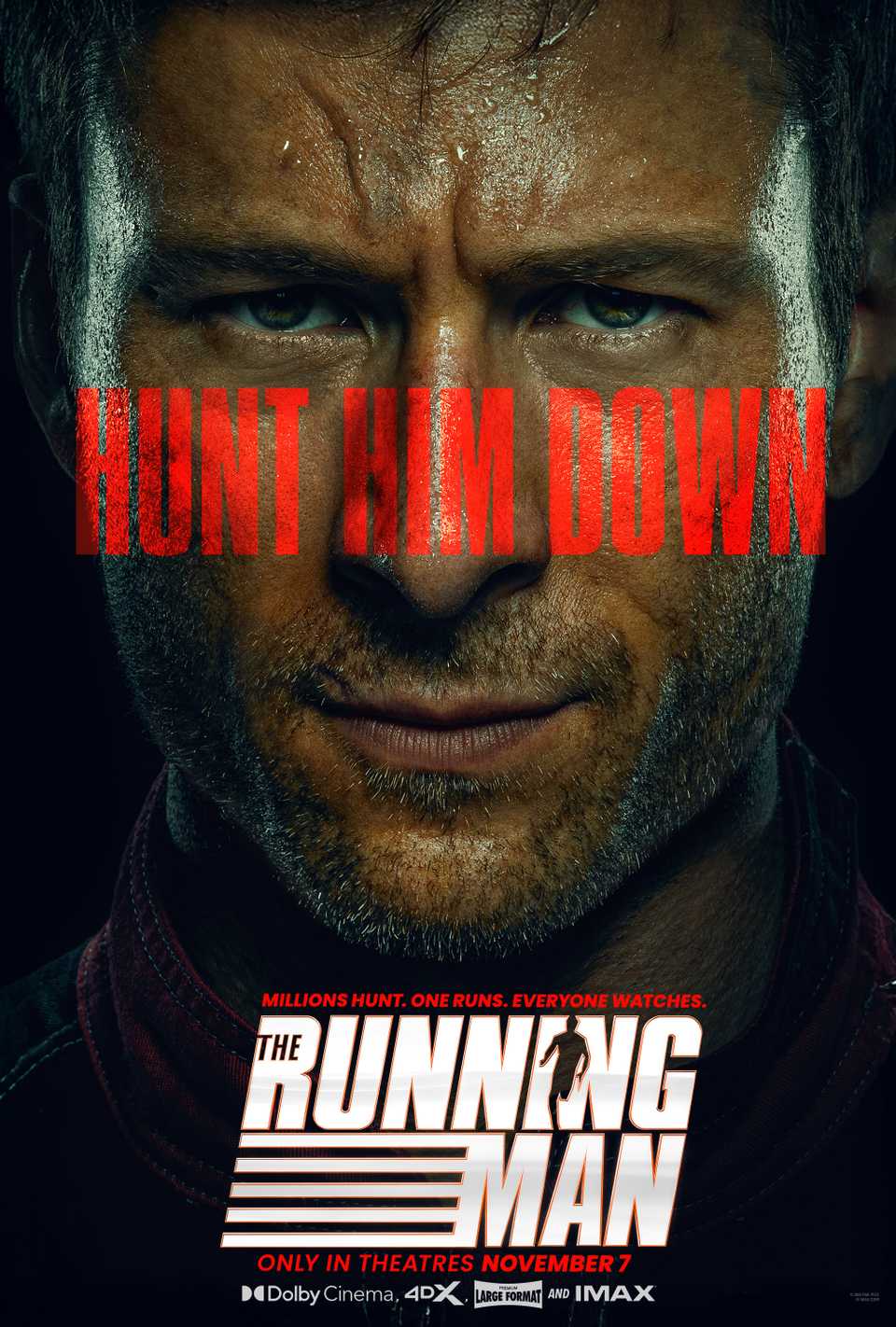 The Running Man Remake Early Teaser Poster