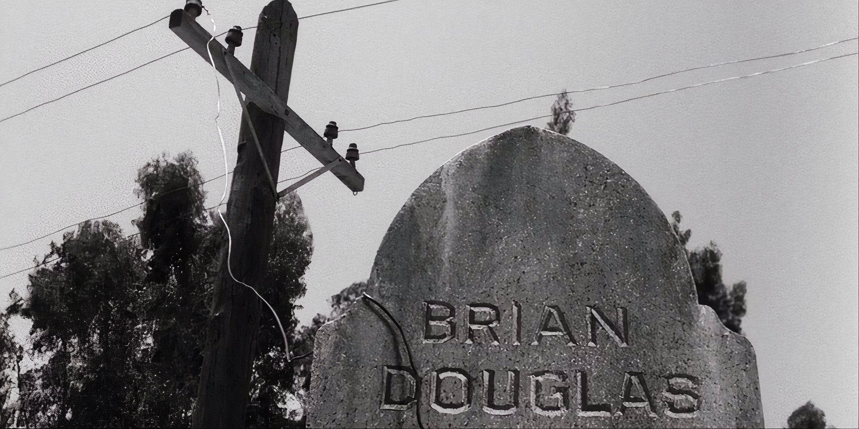 The Twilight Zone Night Call Brian Douglas gravestone