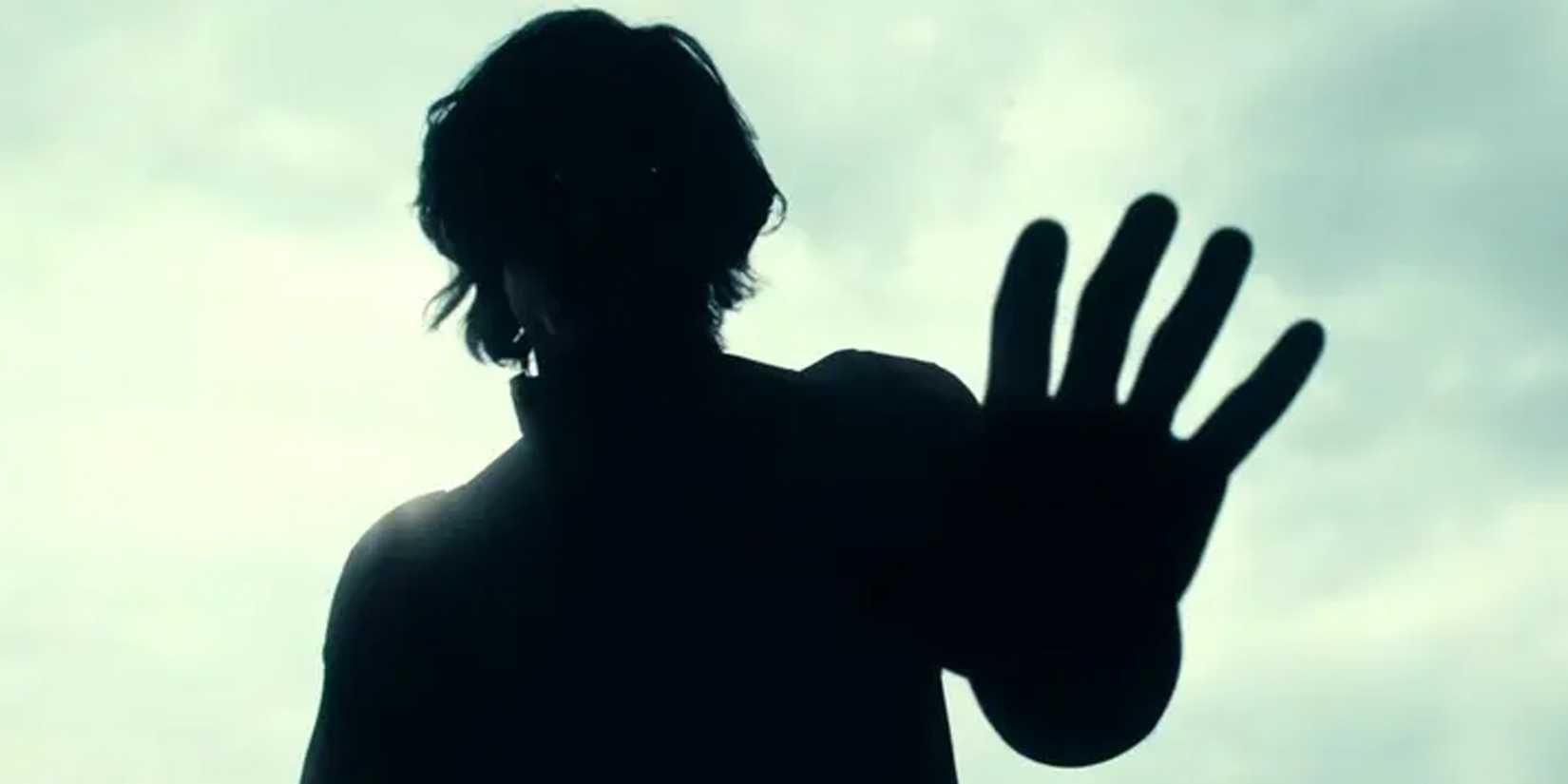 The Void (Lewis Pullman) in Thunderbolts with one hand out