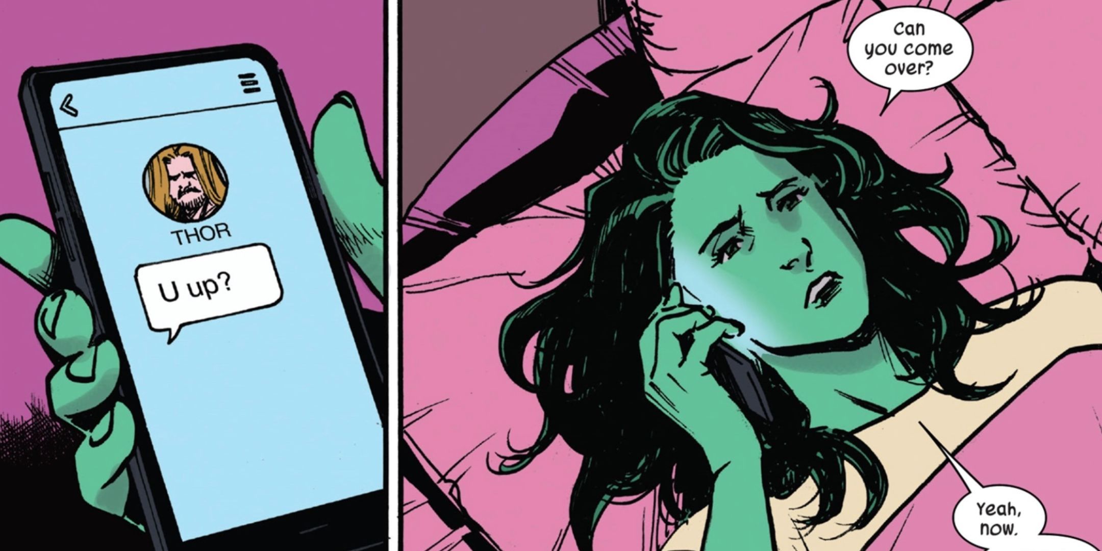 Thor texts She-Hulk