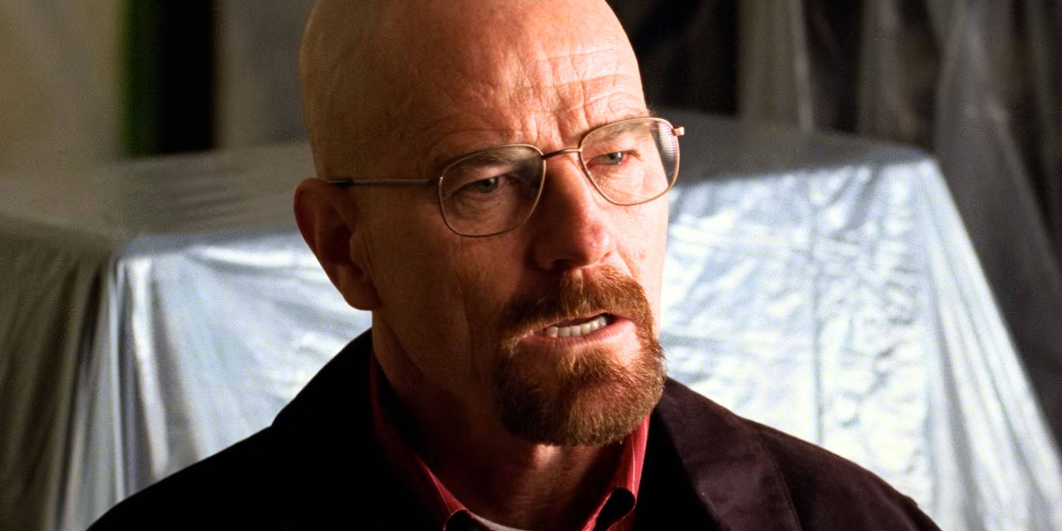 Bryan Cranston looking mildly shocked as Walter White in Breaking Bad