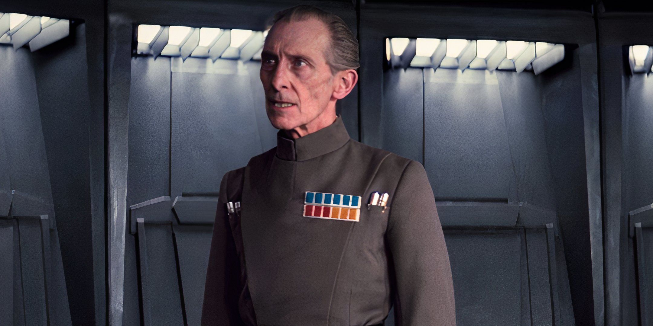 Peter Cushing as Grand Moff Tarkin in Star Wars: Episode IV - A New Hope