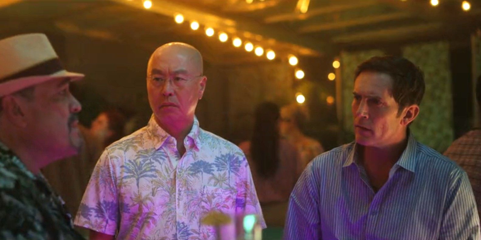 Vince Masuka (C.S. Lee) and Joey Quinn (Desmond Harrington) in Dexter: Resurrection season 1, episode 3