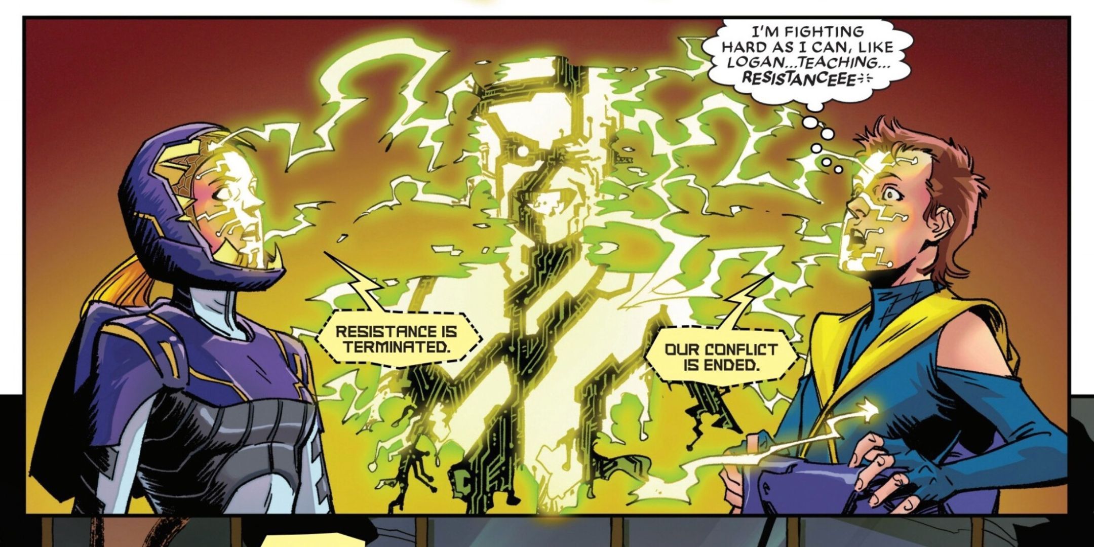 Wolverine and Kitty Pryde #4; Kitty Pryde, Ziggy Trask, and Domina